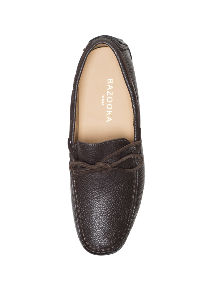Dark Brown Summer Mocassin - BAZOOKA 