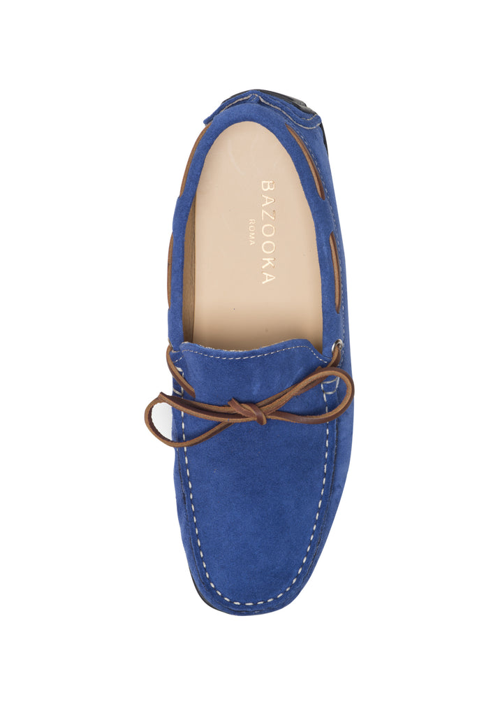 Electric Suede Blue Mocassin - BAZOOKA 