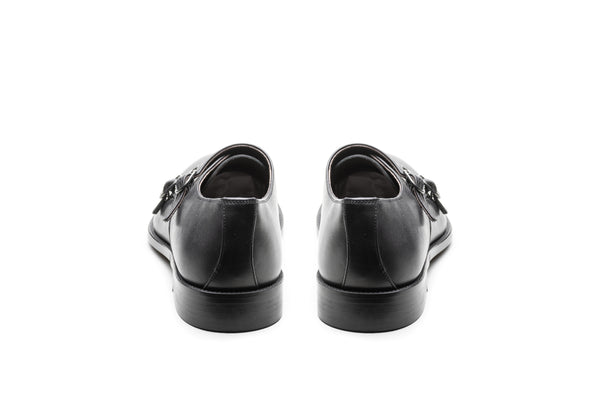 Black Double Monk Strap - BAZOOKA 