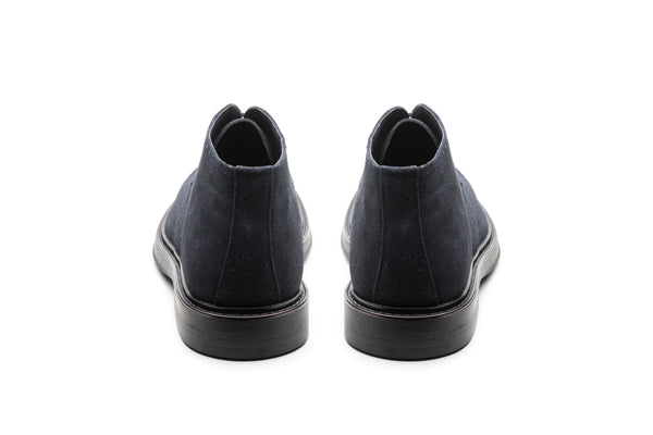 Blue Suede Ankle Boot - BAZOOKA 