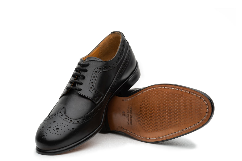 Black Brogue Derby C - BAZOOKA 