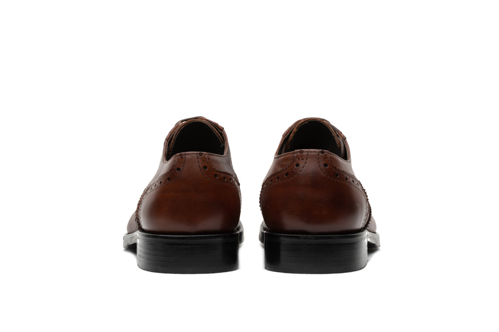 Medium Brown Brogue Derby - BAZOOKA 