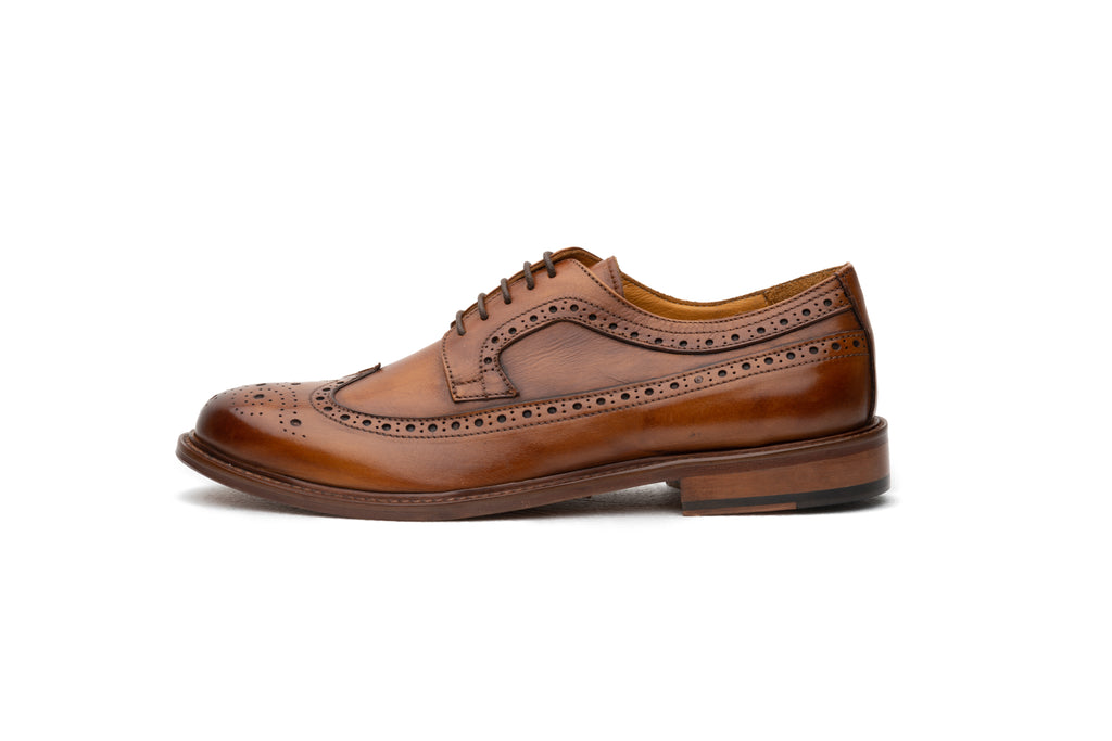 Brown Brogue Derby - BAZOOKA 