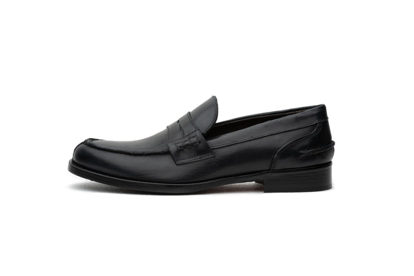 Black Stitched Leather Sole New - BAZOOKA 