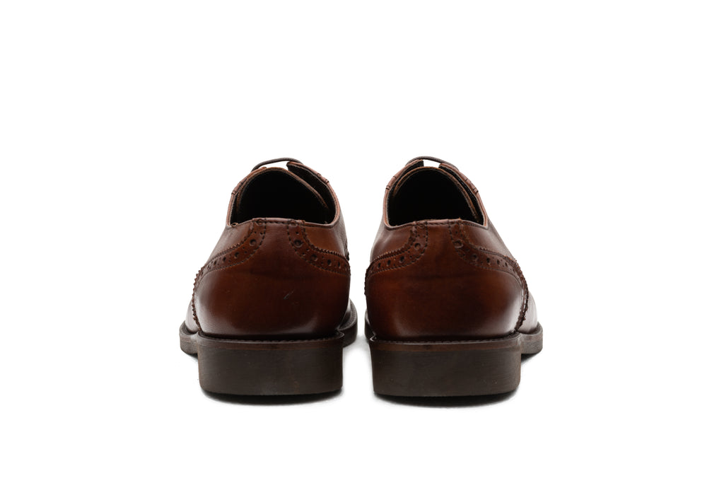 Medium Brown Brogue Derby Rubber - BAZOOKA 