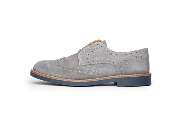 Grey Suede Derby - BAZOOKA 